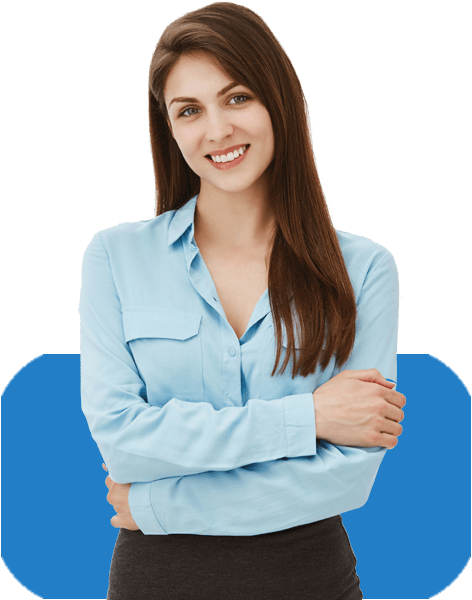 Young lady smiling